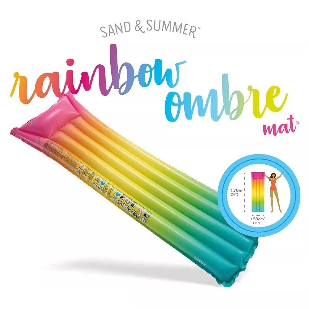 Miniatura 2 de Colchoneta Inflable Arcoíris Intex 58721